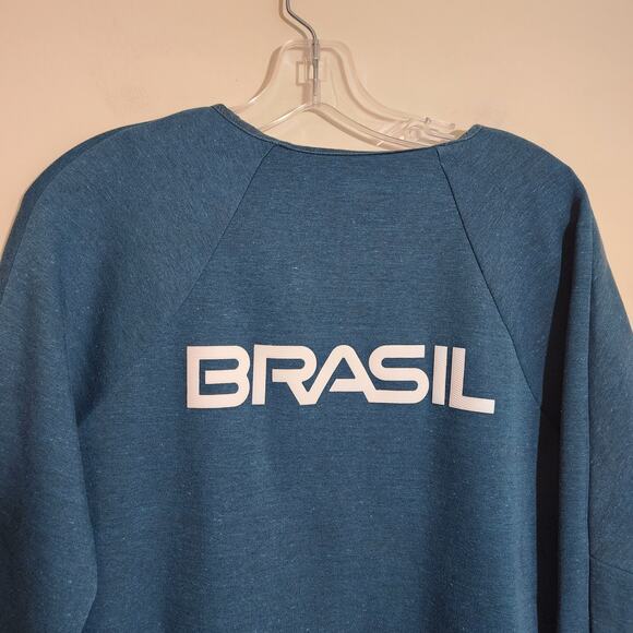 Nike Olympic sportswear teal tech fleece Brasil full zip front woman size Large - Picture 7 of 14